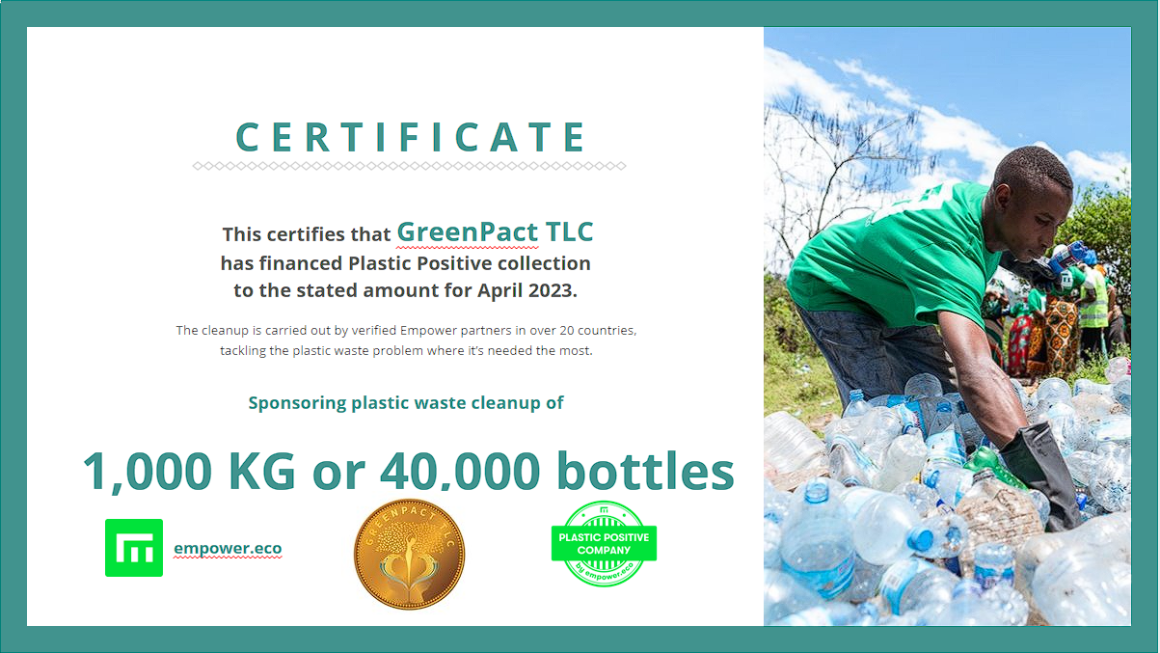 GreenPact TLC CERTIFICATΕ