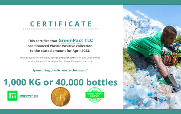 GreenPact TLC CERTIFICATΕ