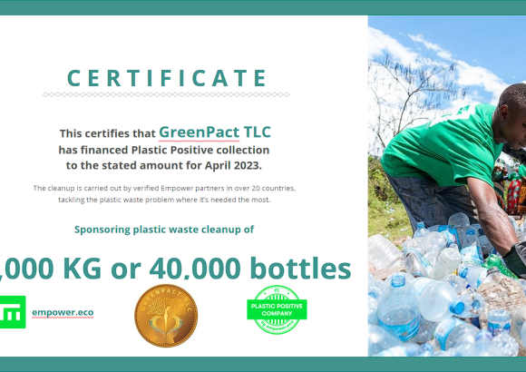 GreenPact TLC CERTIFICATΕ